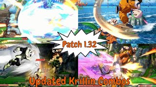 1.32 Updated Krillin Combos [DBFZ Character Guide]