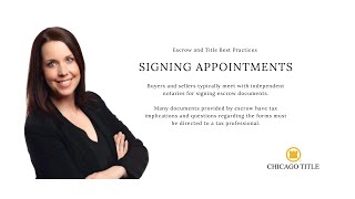 Signing Appointments