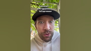 Introvert + Entrepreneur = Solopreneur #solopreneur #shorts