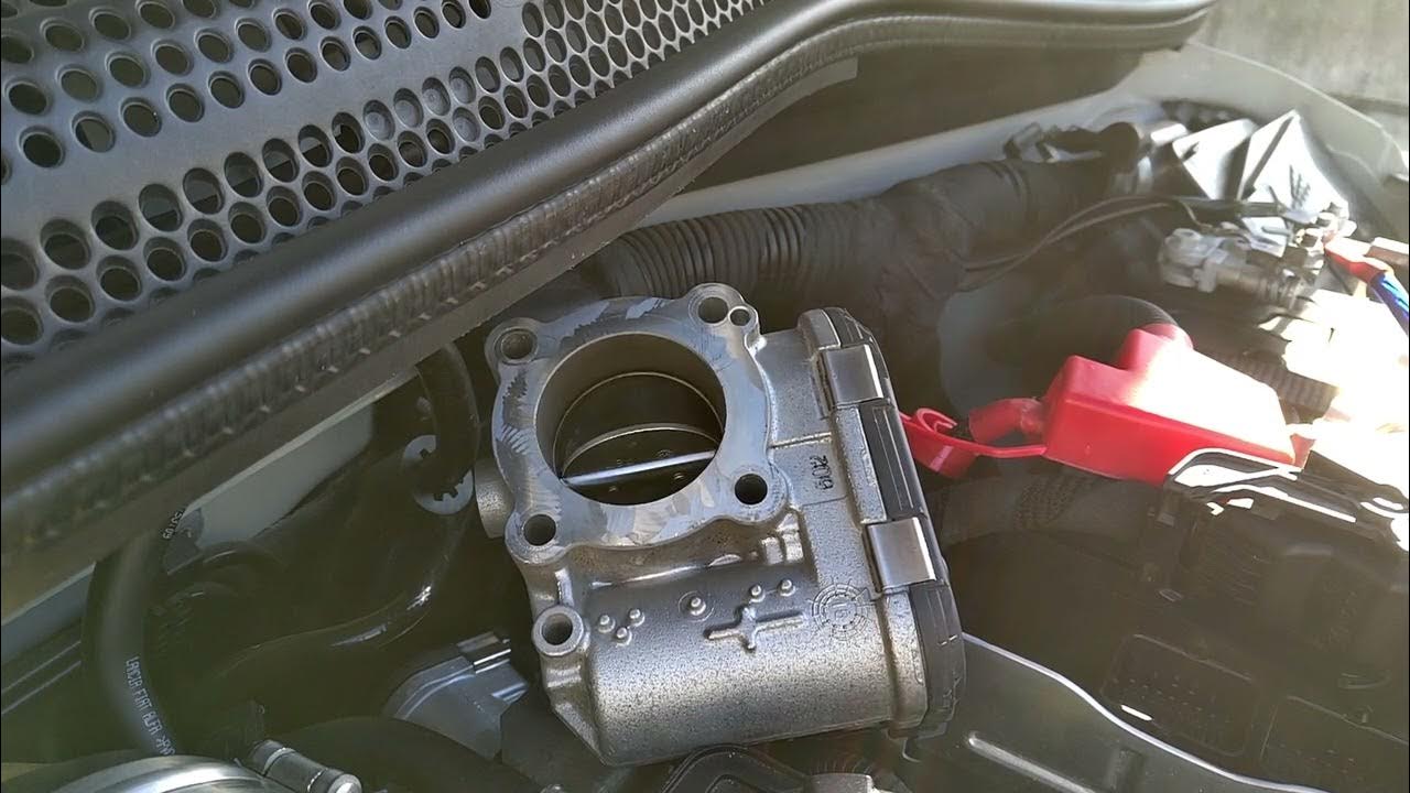 【Abarth595】Open Speed Test of Bosch Throttle Body butterfly valve