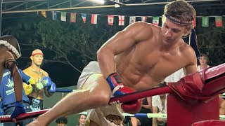 My first ever Muay Thai fight in Thailand did not go as planned…
