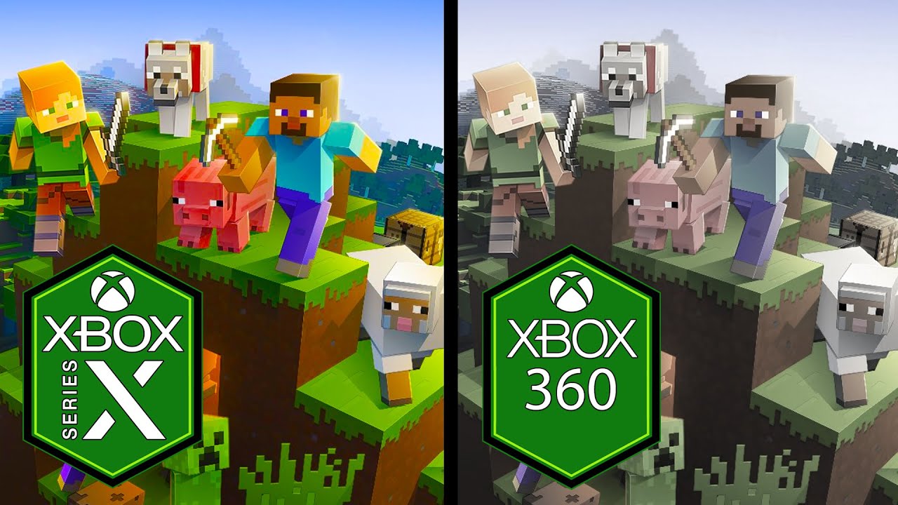 MINECRAFT XBOX 360 EDITION - XBOX 360 GAME - XBOX 360 XBOX / XBOX SERIES  GAME