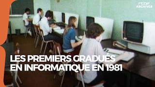 Les Premiers Gradués En Informatique En 1981 - Rtbf Archives