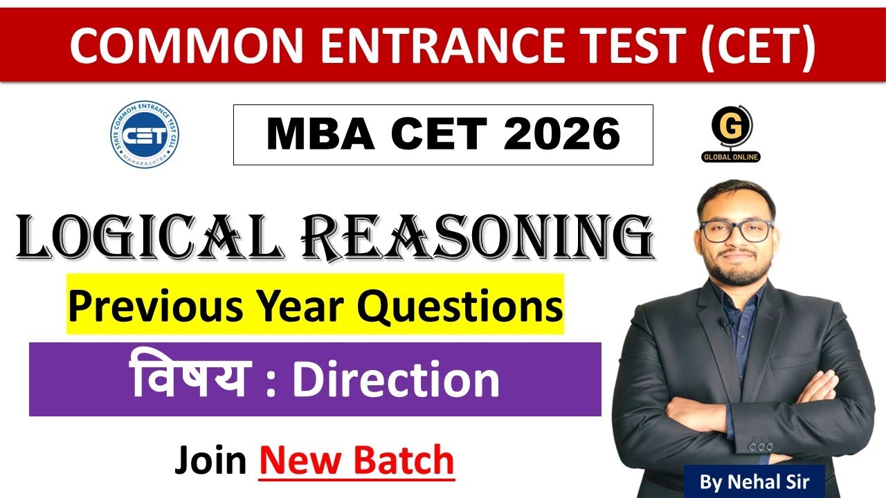 MAH MBA CET Preparation 2026 | Logical Reasoning PYQs with complete ...
