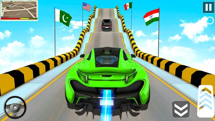 Juegos de Carros - Muscle Car Stunts Mega Ramps - Acrobacias de