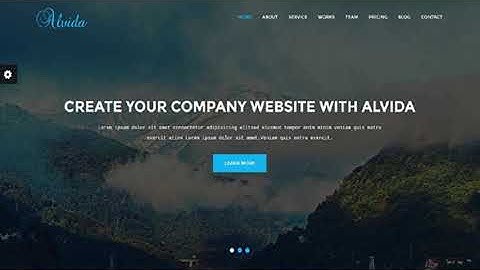 Alvida - One Page Business Template | Themeforest Website Templates and Themes