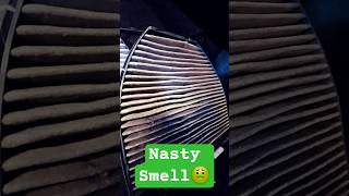 AC smells musty replace your cabin filters. Mercedes