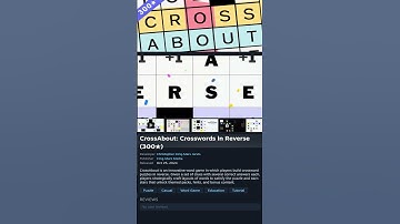CrossAbout Crosswords in Reverse 300 New or Trending Game