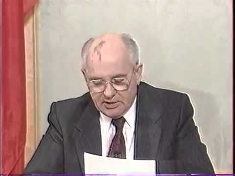 Discurso de renuncia de Mijaíl Gorbachov (subtitulado en español)