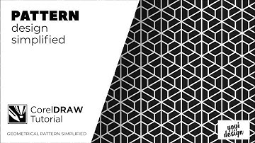 Clean and Minimal Geometrical Pattern in CorelDraw x6