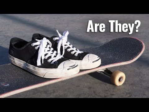 Are CONVERSE Good For Skateboarding? - Jack Purcell Pro's - YouTube