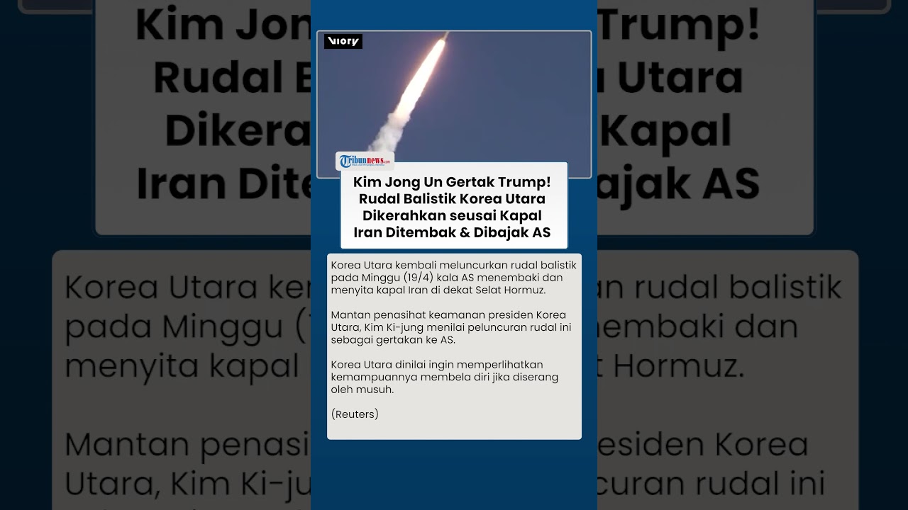 Kim Jong Un Gertak Trump! Rudal Balistik Korea Utara Dikerahkan Usai Kapal Iran Ditembak & Disita AS
