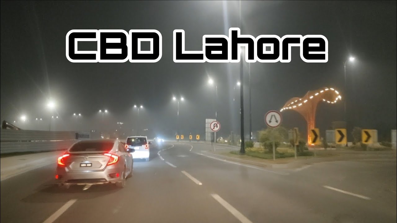 CBD Lahore Night View November 2025 | From Walton Road to Kalma Underpass | Vlog No 399 | 