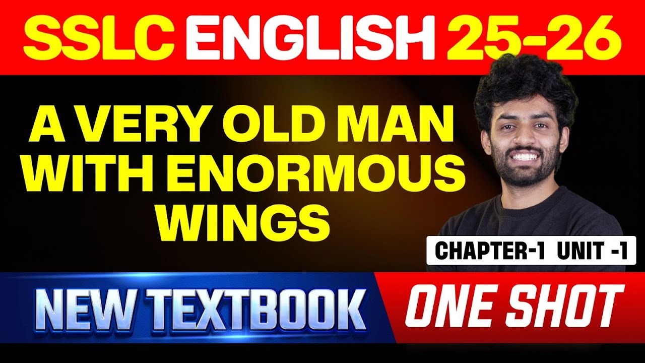 A Very Old Man With Enormous Wings | One Shot | SSLC English Unit 1 Chapter 1 | Eduport SSLC