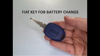 Fiat Punto Bravo Grande Stilo Doble Key Fob Battery Replacement by SC Spares 556 views 10 months ago 1 minute, 51 seconds