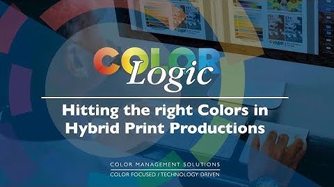 Color Match in Hybrid Print Production with ColorLogic GmbH