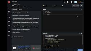codewars python Bug Squish!
