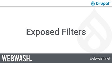 Getting Started with Views, 5.2 - Exposed filters