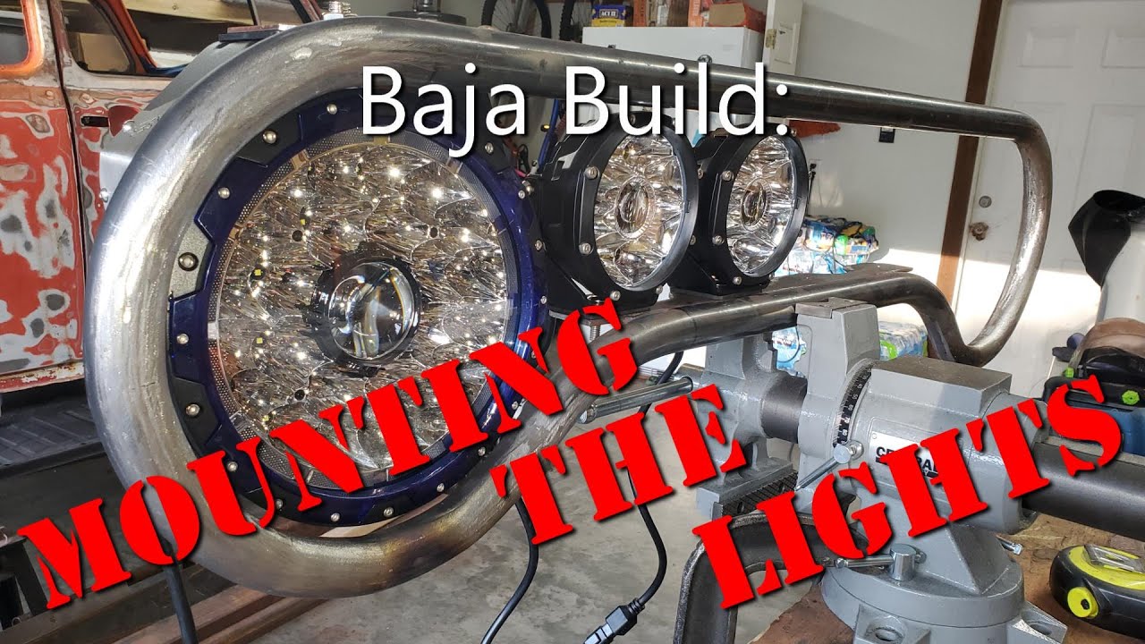 Baja Bug Build (Ep. 20): Over Head Light Bar (Part 3) Mounting the ...
