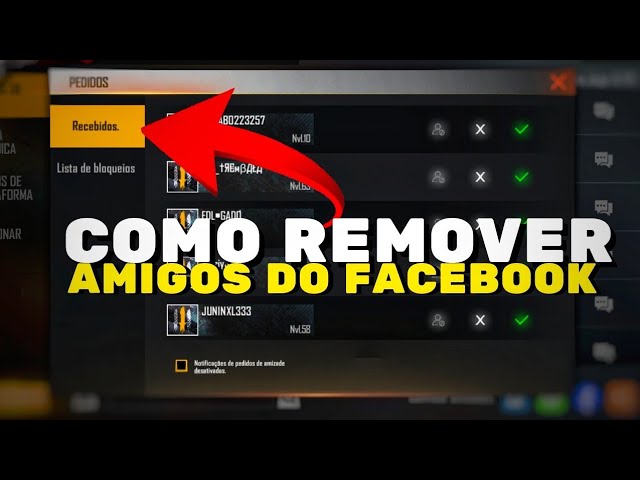 Não quero aparecer online para meus amigos no Facebook – Free Fire