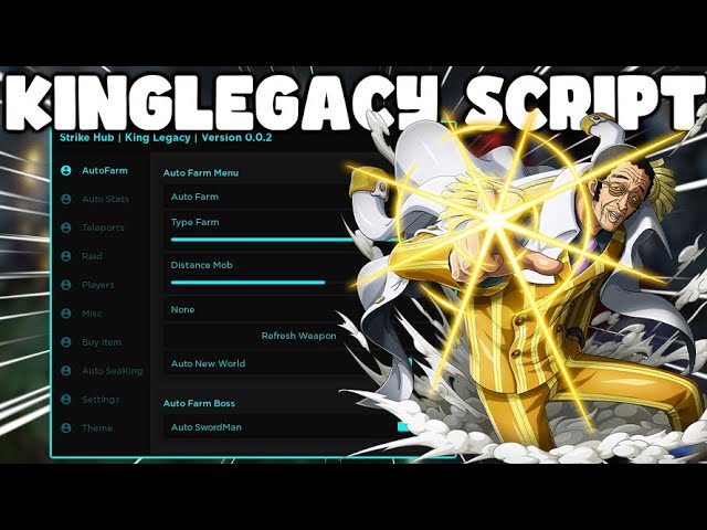 King Legacy [Water Damage / Select Auto Gacha / Inf Geppo] Scripts