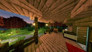 🍂 Minecraft Cozy Autumn Night Ambience for Relaxation | 10 Hours screenshot 5