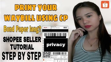 HOW TO PRINT WAYBILL STICKER USING MOBILE PHONE | Shopee Seller Tutorial Step by Step