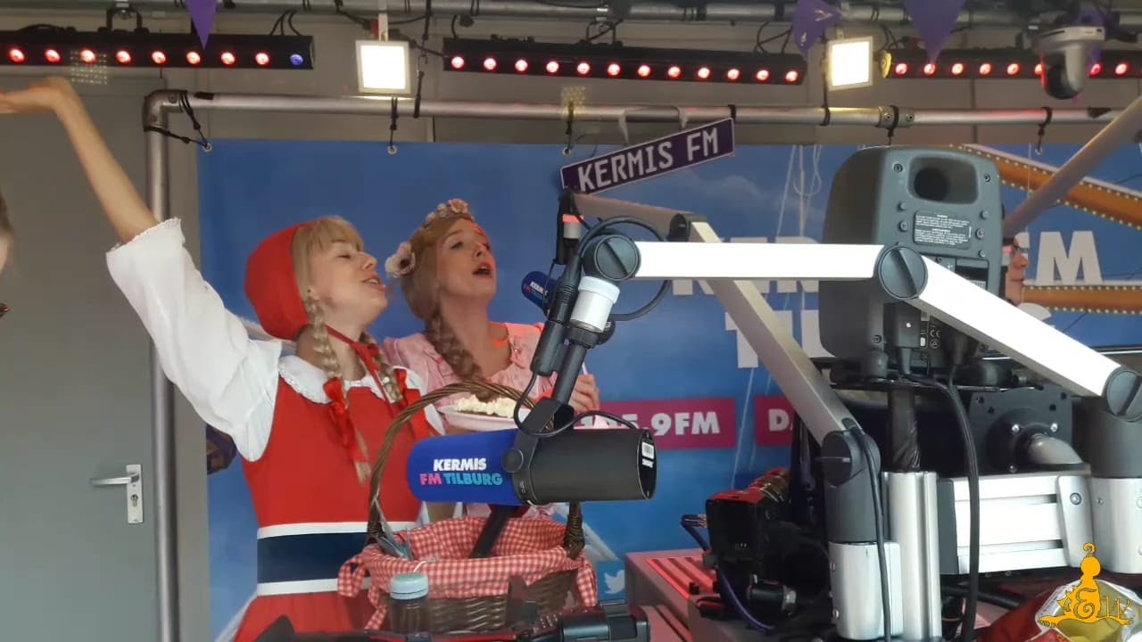 Roodkapje, Assepoester en Efteling Kids Radio op de Tilburgse Kermis 25-07-2018