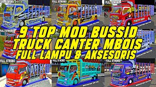 9 TOP TERBAIK MOD BUSSID TERBARU TRUCK CANTER FULL STROBO MEDIAFIRE NO PW FULL ANIMASI OLENG PARAH! screenshot 4