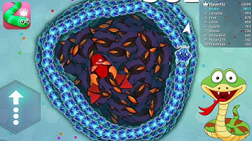 Snake.Io 🐍 Top 1 Biggest Snake How To Circle? Epic Snake. Io Gameplay