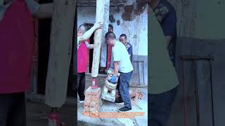 Genius Way to Replace an Old Stone Column Base