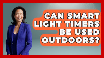 Can Smart Light Timers Be Used Outdoors? - The Hardware Hub