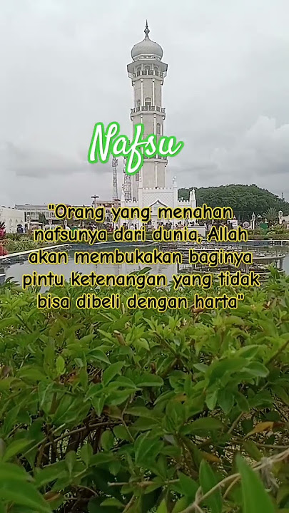 Kendalikan nafsu mu