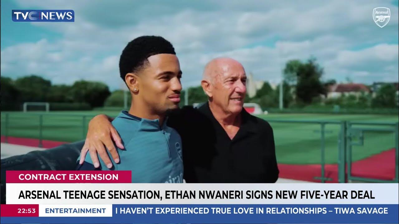 Arsenal Teenage Sensation, Ethan Nwaneri Signs New Five-Year Deal