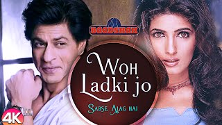 Woh Ladki Jo - 4K VIDEO | Shahrukh Khan \u0026 Twinkle Khanna | Baadshah | Ishtar Music