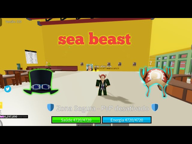 FIZ A QUEST DO DOFLAMINGO E PASSEI VERGONHA NO SEA BEAST NO BLOX