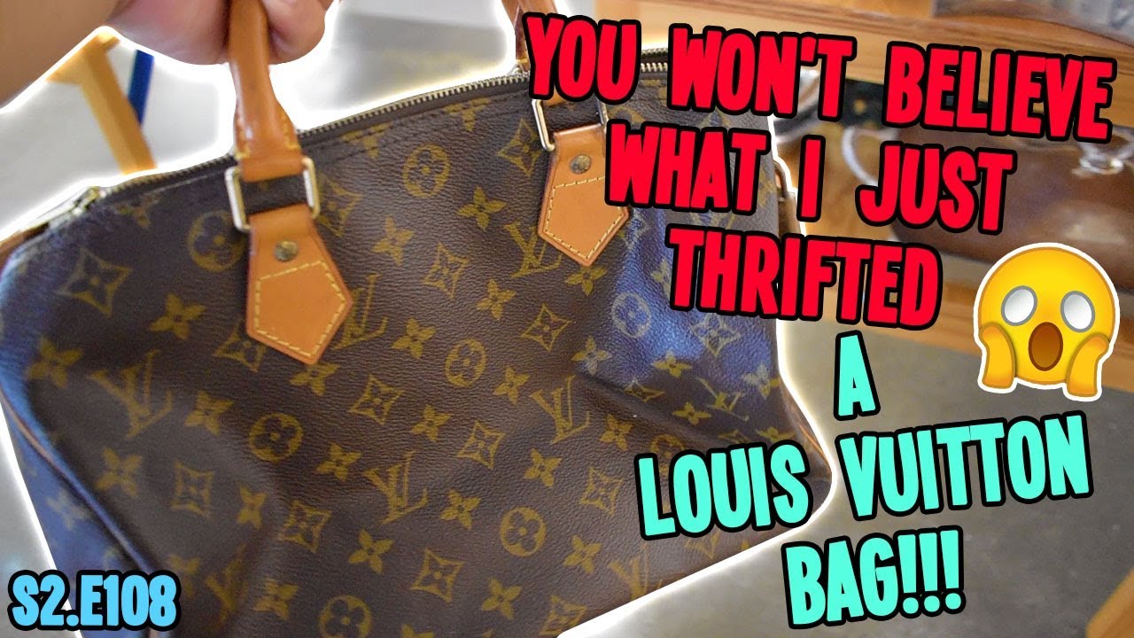 I Found a Louis Vuitton Bag at the Thrift Store ! 