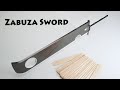 Make a Zabuza Sword from Popsicle Sticks and Resin