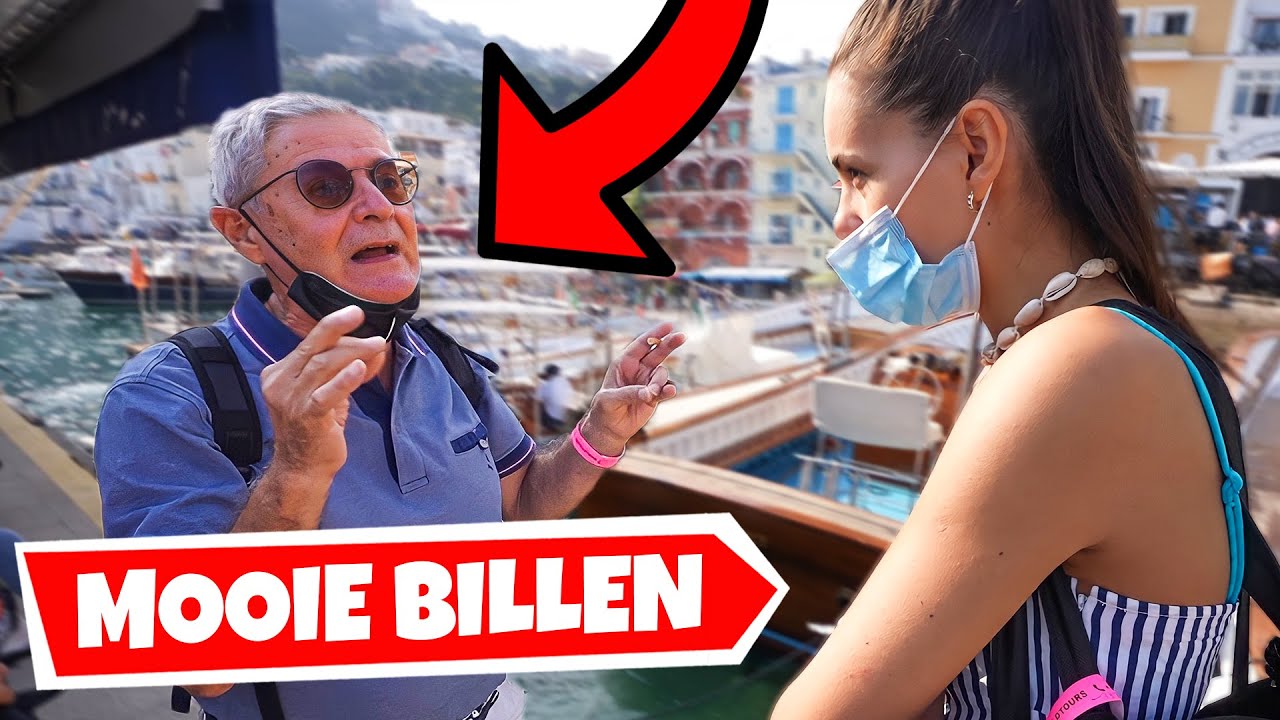 OUDE MAN PROBEERT NATHALIE TE VERSIEREN...😳