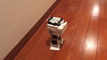 Arduino簡単二足歩行ロボット、超音波センサーで衝突回避する