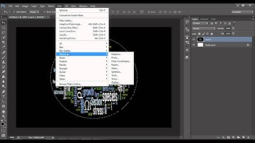 How to apply spherize effect to the picture in Photoshop