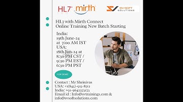 HL7 Online Training Tutorials | Mirth Connect Online Training Tutorials For Beginners
