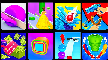 Asmr slicing,Money Run,Stack Rider,Crowd Evolution, Smash Run,Stack Ball, Mashup Hero,card Thrower