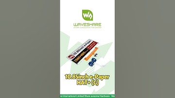 10.85inch e-Paper HAT+ (G)，Ultra-Wide 10.85″ E-Paper Panel，4-Color E-Paper#epaper #raspberrypi