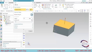 TC32 Hướng dẫn phương pháp vát nghiêng GÓC bằng Draff
