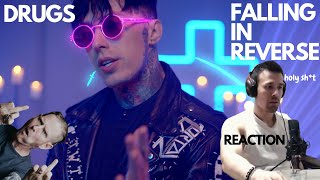 Falling In Reverse - Drugs REACTION - COREY MF TAYLOR IN THIS B*TCH HAHAAAA