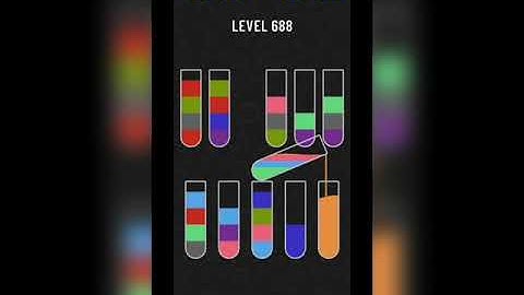 Water sort puzzle level 688