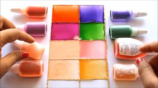 COLOR MIXING CHART FOR GLASS PAINTING