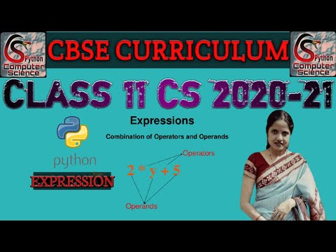 Python Expression|Python Tutorial for Class 11|Class 11 Computer Science|Getting Started with Python