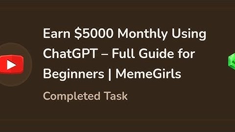 Earn $5000 Monthly Using ChatGPT – Full Guide for Beginners MemeFi Coin Code